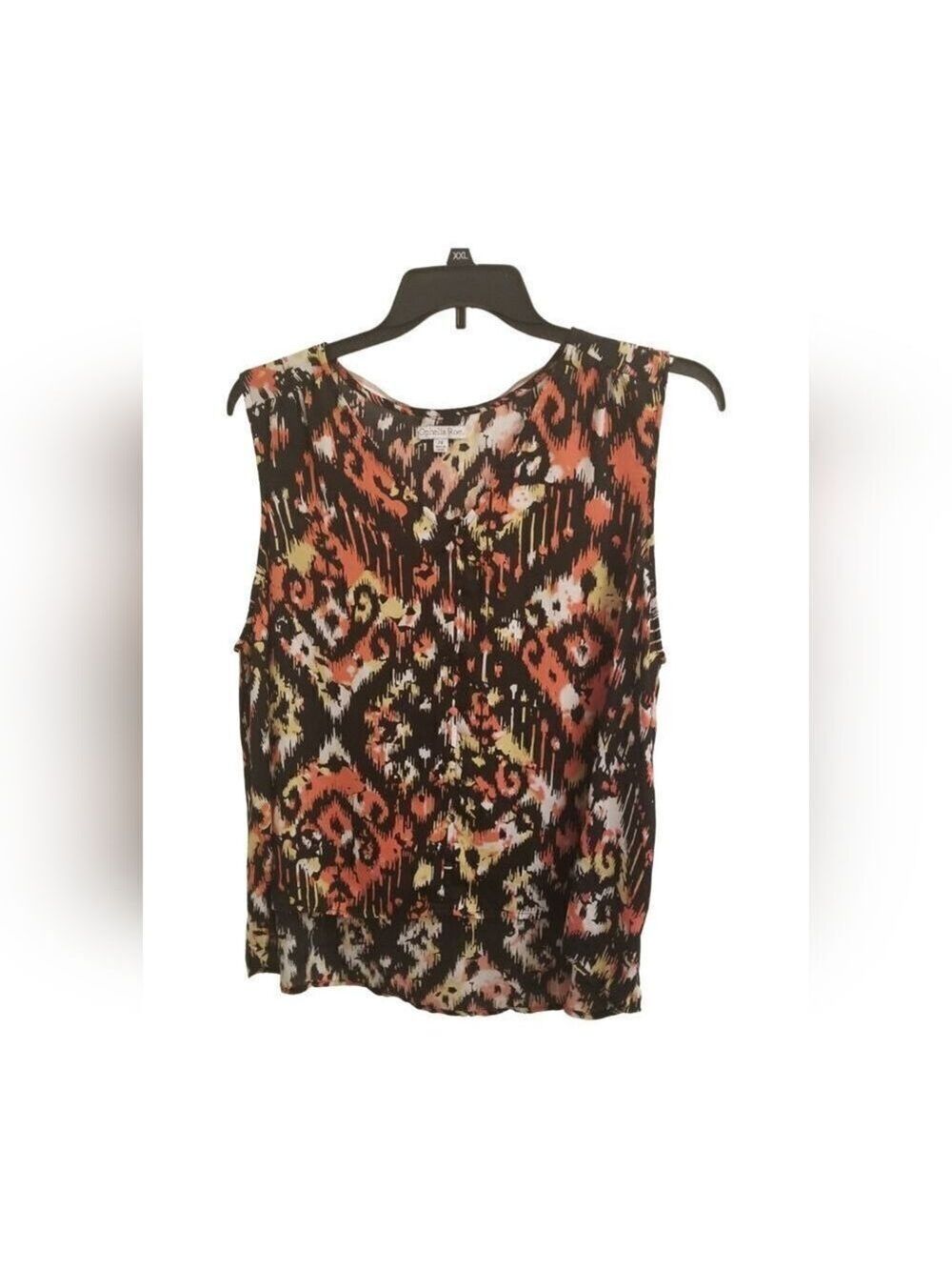 Ophelia Roe Vneck Blouse     J0717-1